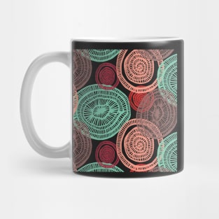 circle doodle pattern Mug